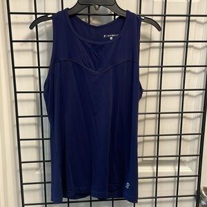 Sofibella Navy blue sleeveless tennis top